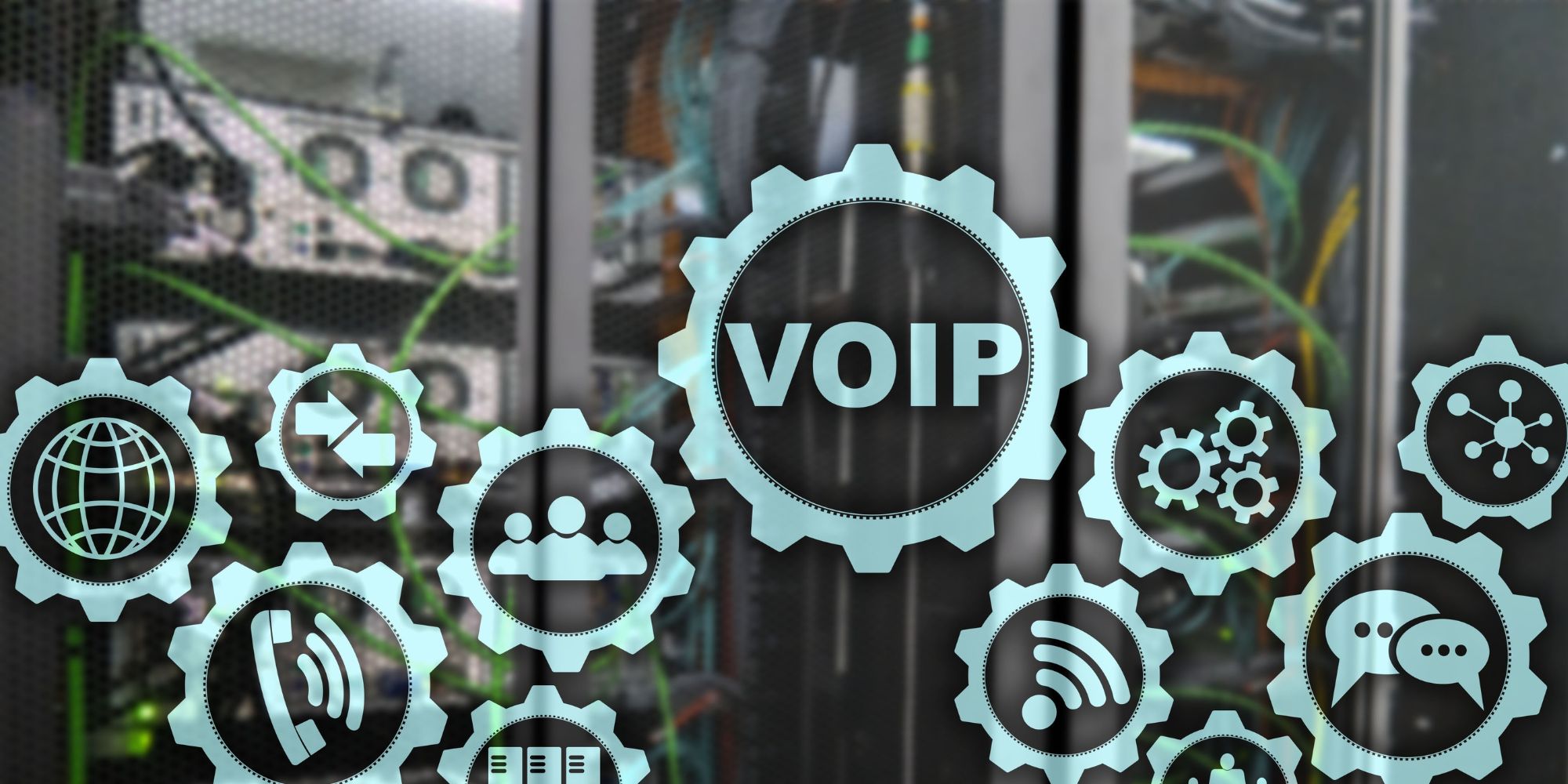 grafische vormen die een voip reseller moeten voorstellen